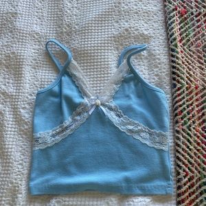 Light blue tank top